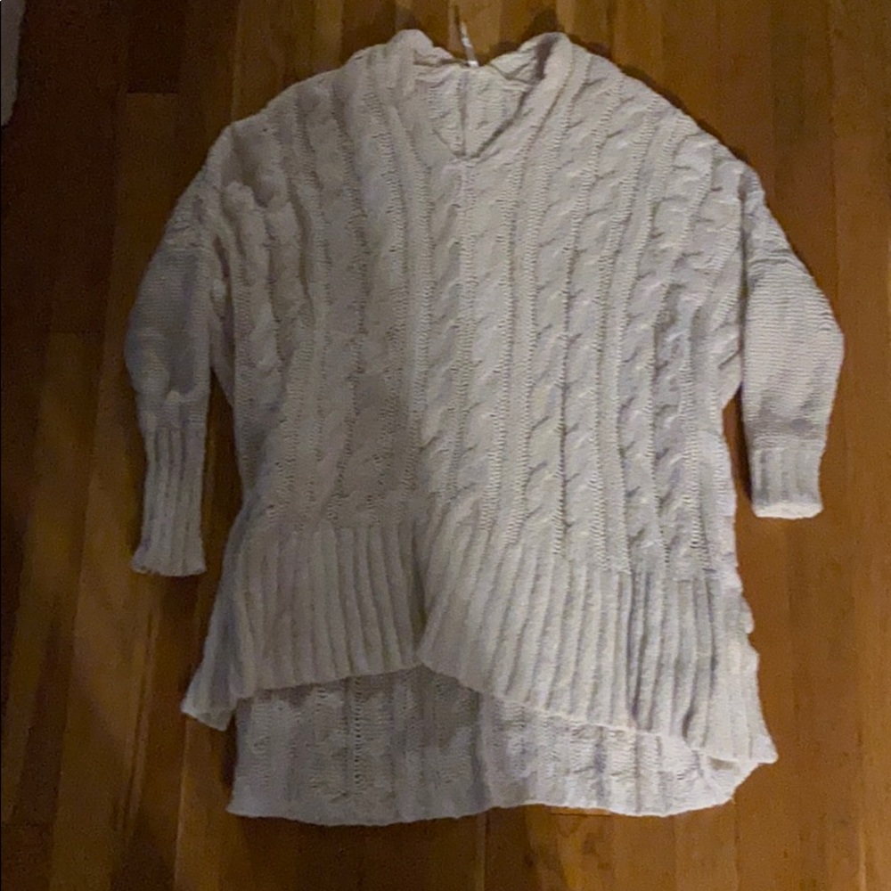 Free people cable knit sweater